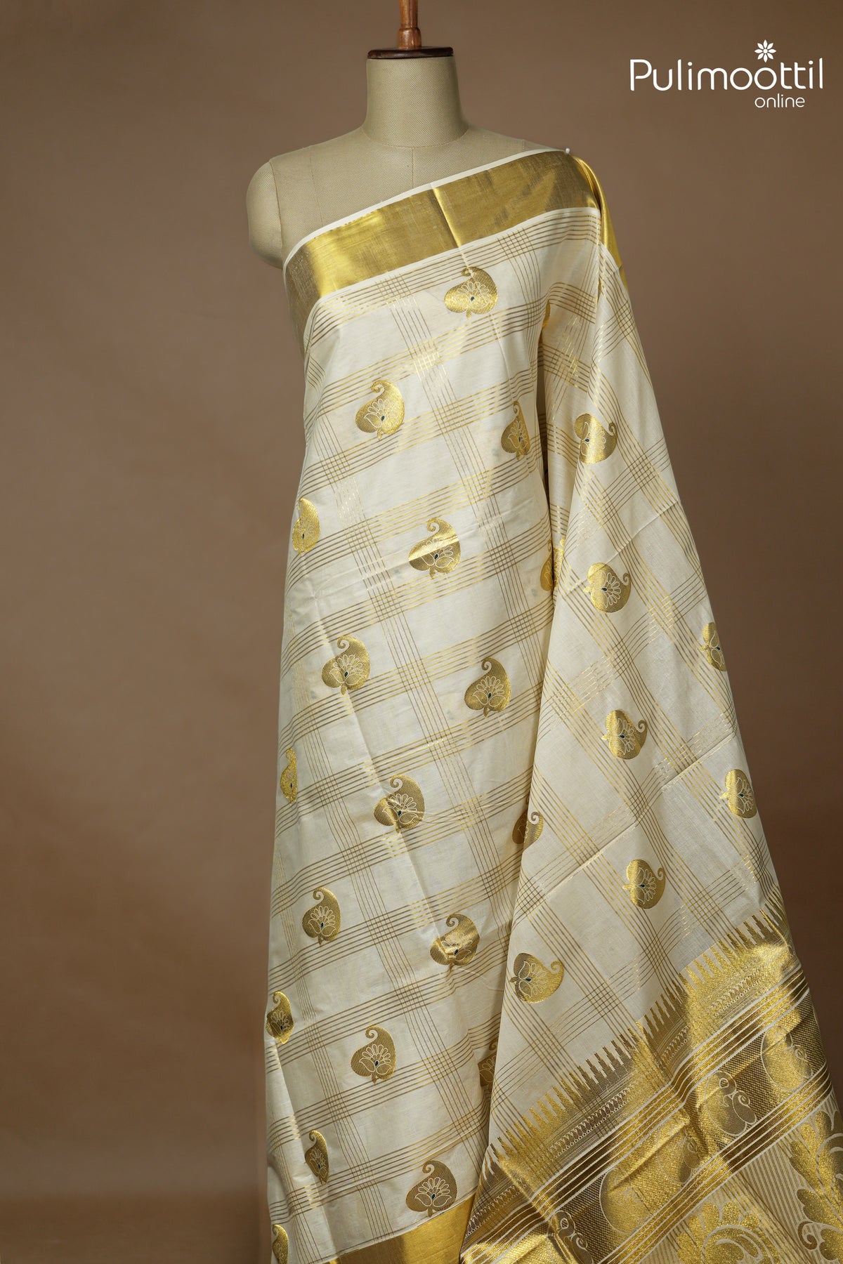 Kerala Traditional Cotton Set Saree