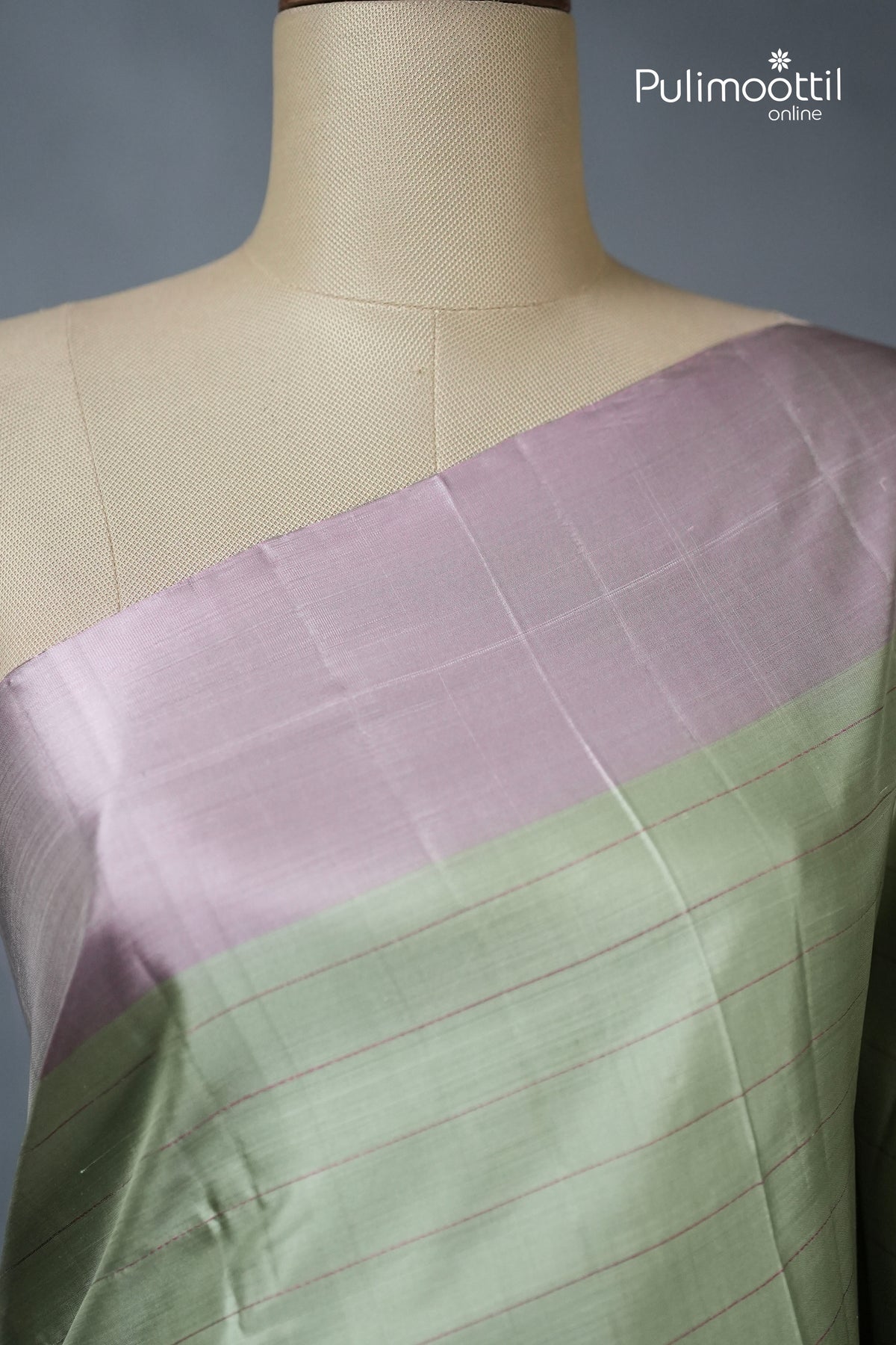 Light Pista Colour Kanchipuram Soft Silk Saree
