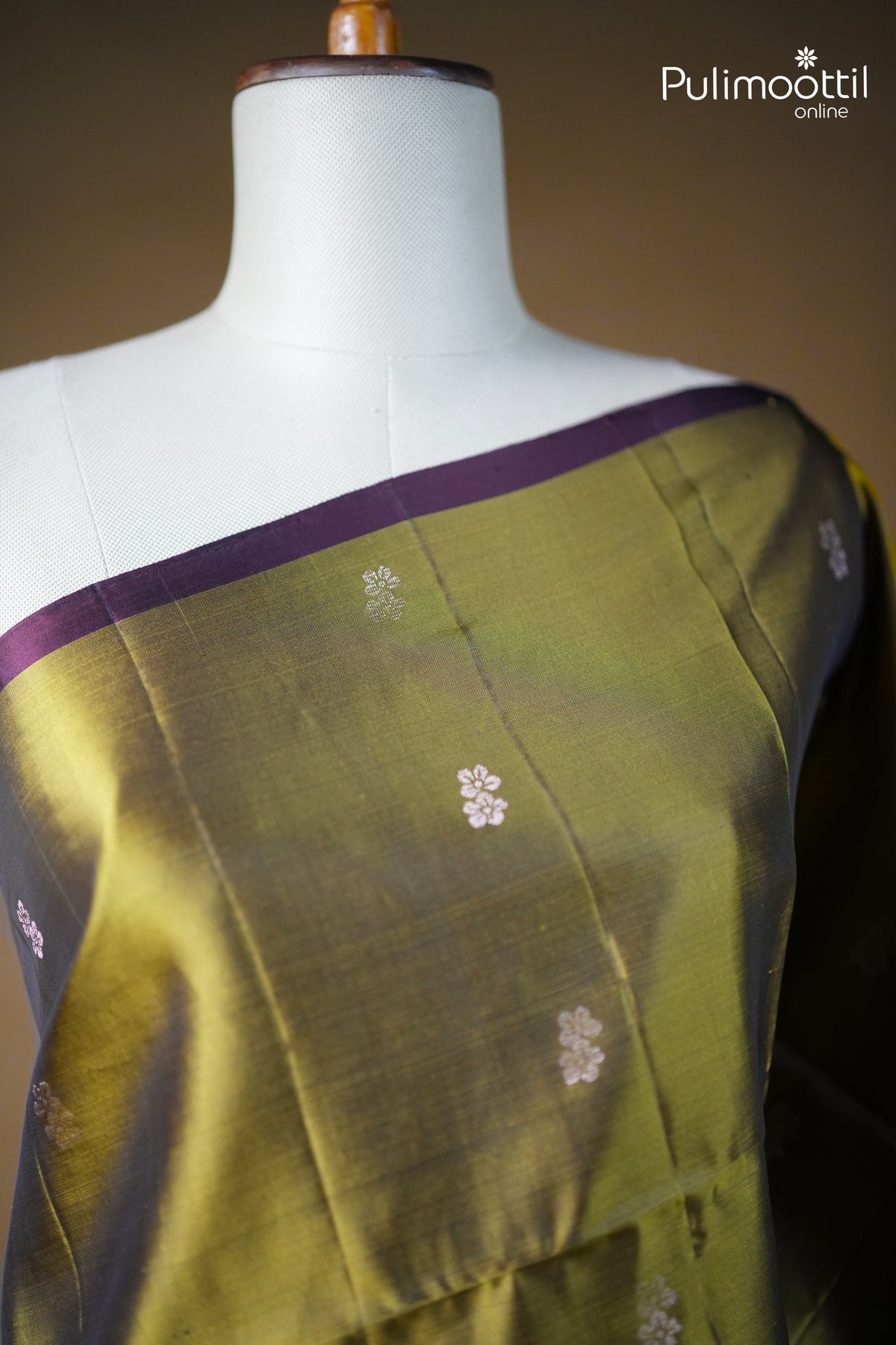 Golden Yellow Colour Kanchipuram Soft Silk Saree