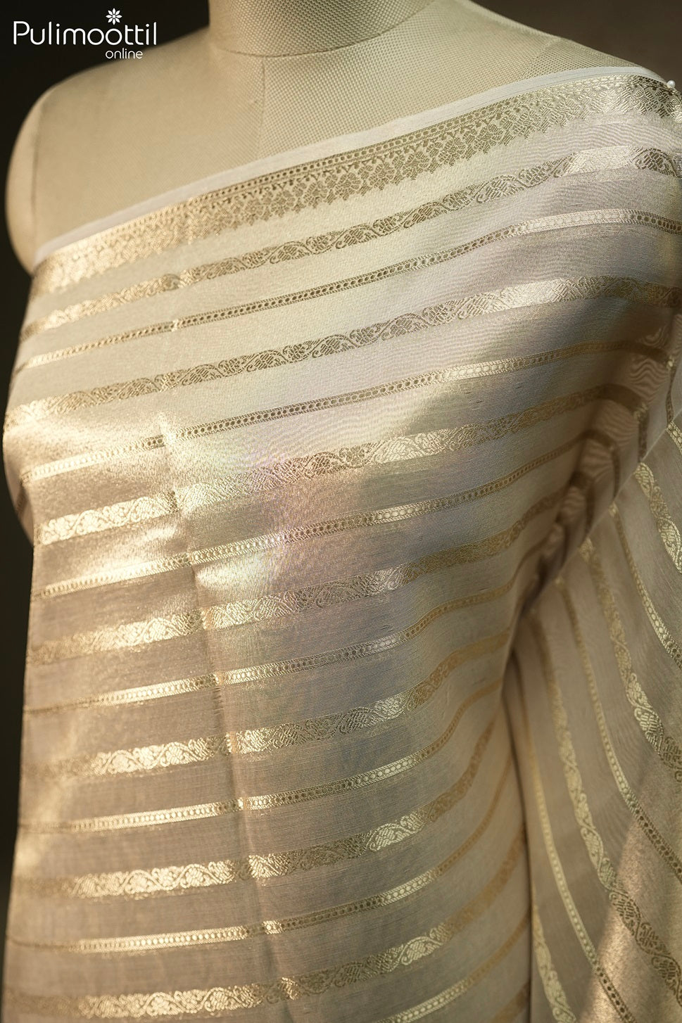 Golden Tissue Traditional Saree
