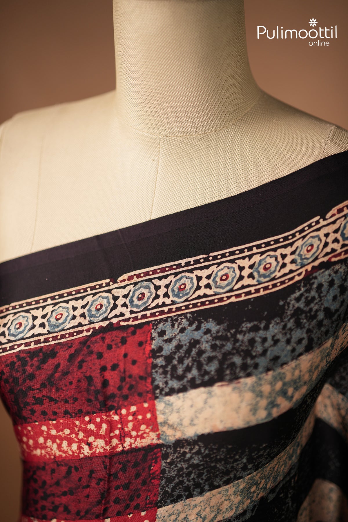 Multicolour Modal Silk Saree