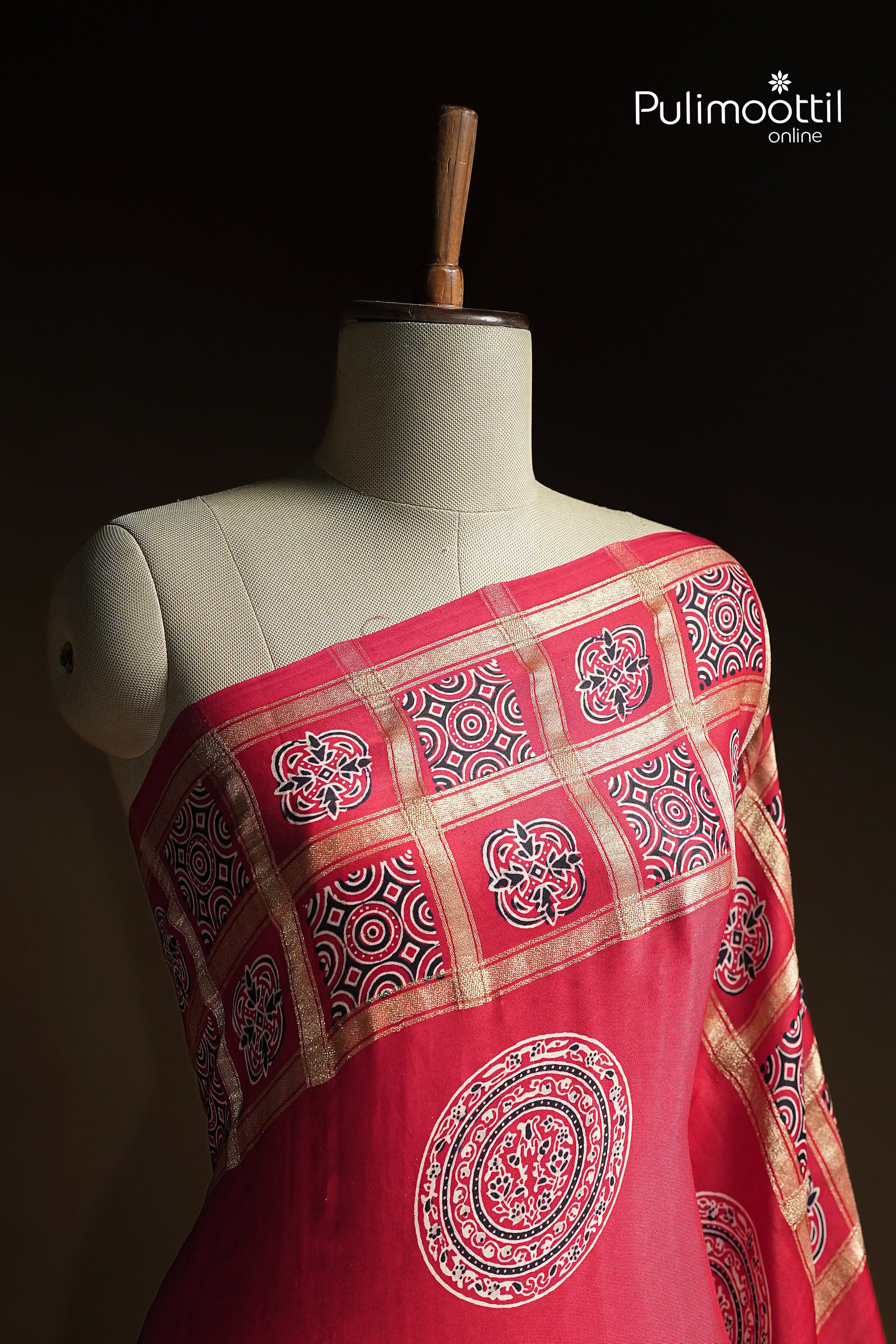 Chilly Red Colour Modal Silk Saree