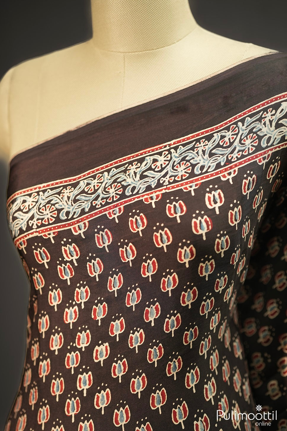Black Colour Modal Silk Saree