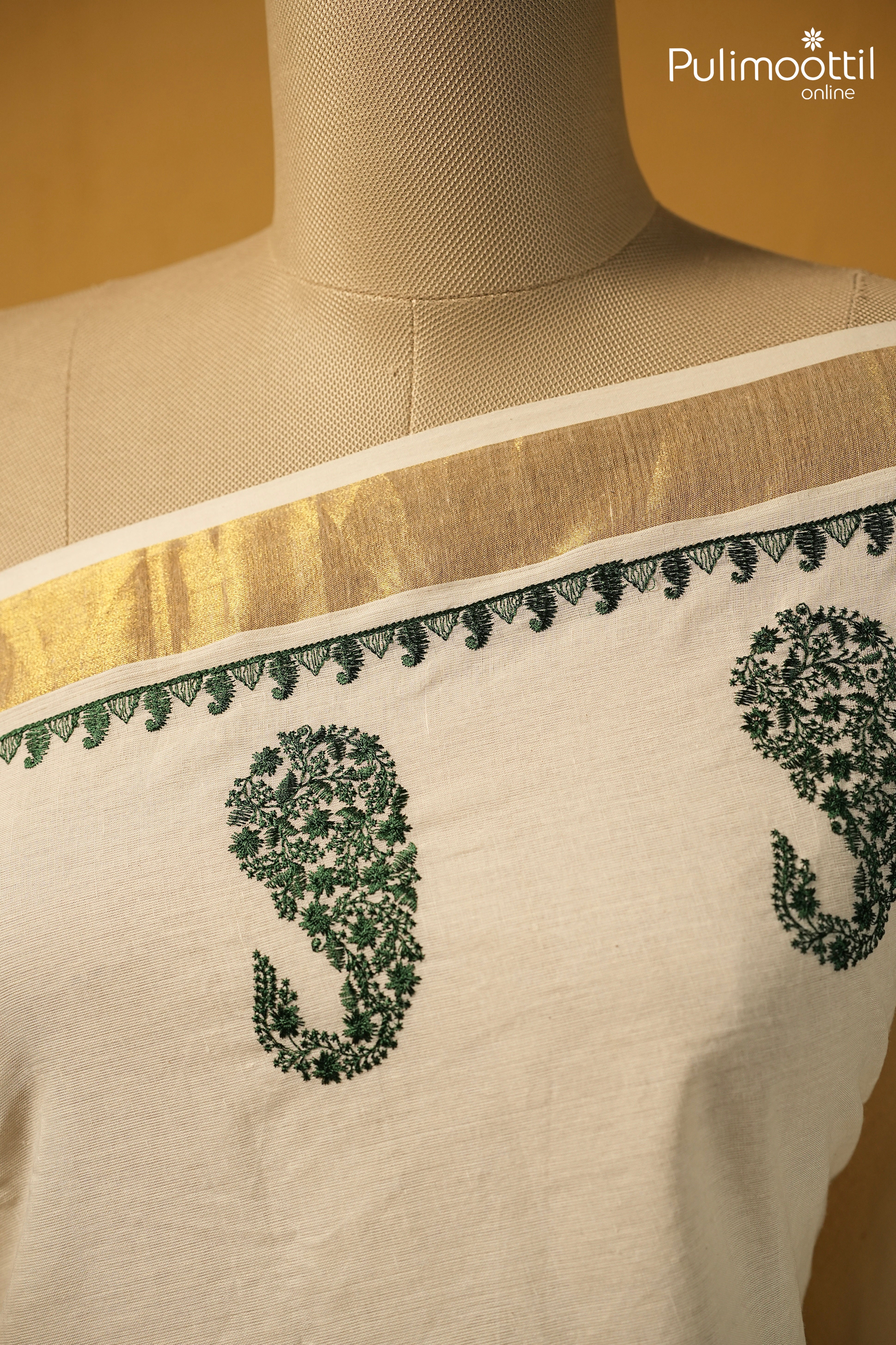 Kerala Traditional Cotton Set Saree