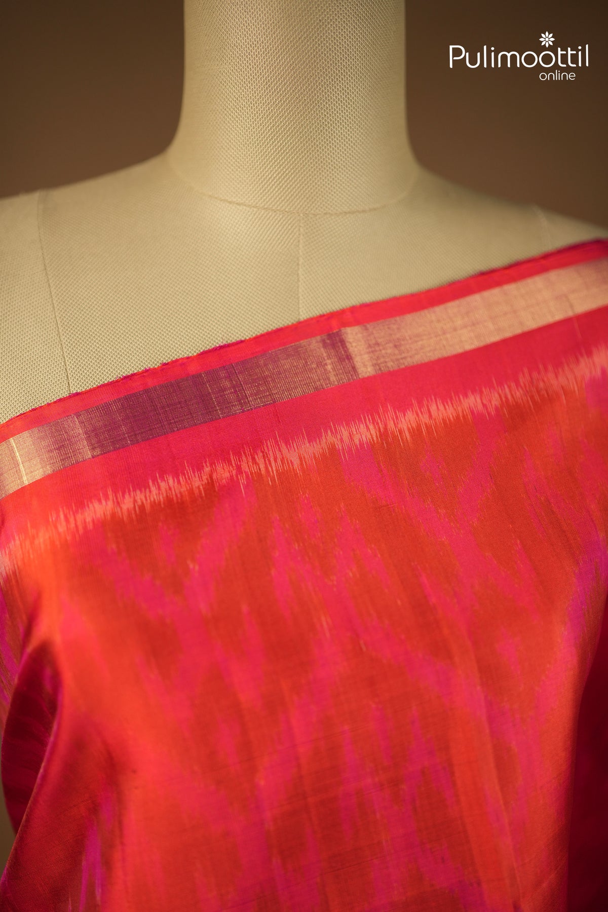 Multicolour Kanchipuram Soft Silk Saree