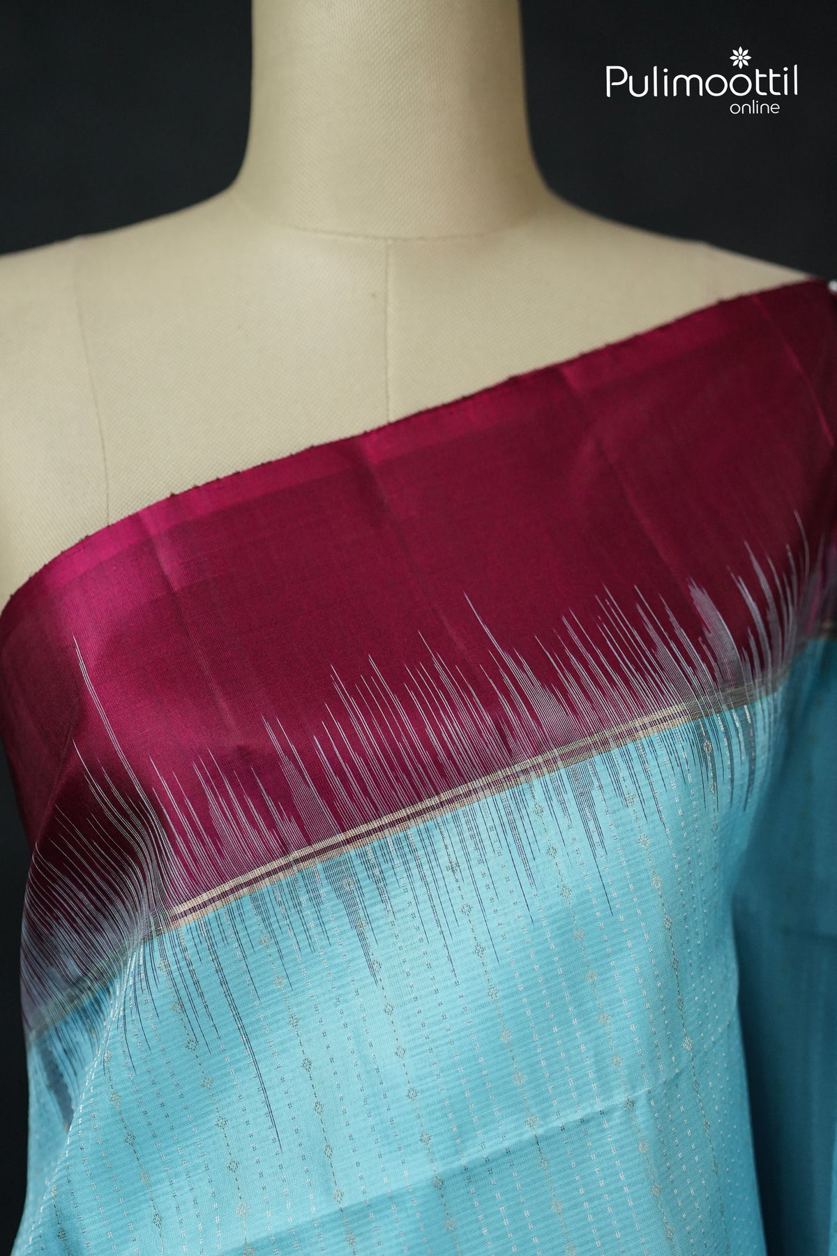 Sky Blue Colour Kanchipuram Soft Silk Saree