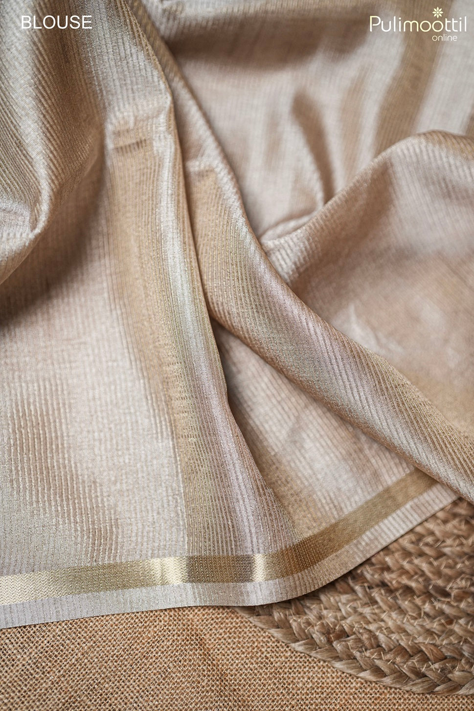 Lavender Colour Tussar Silk Saree