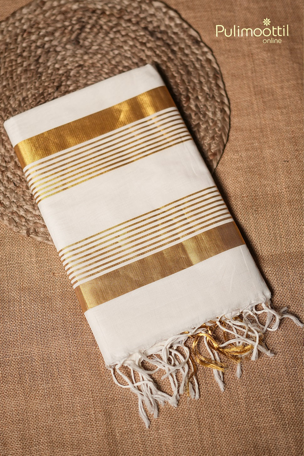 Kerala Traditional Handloom Cotton Set Saree