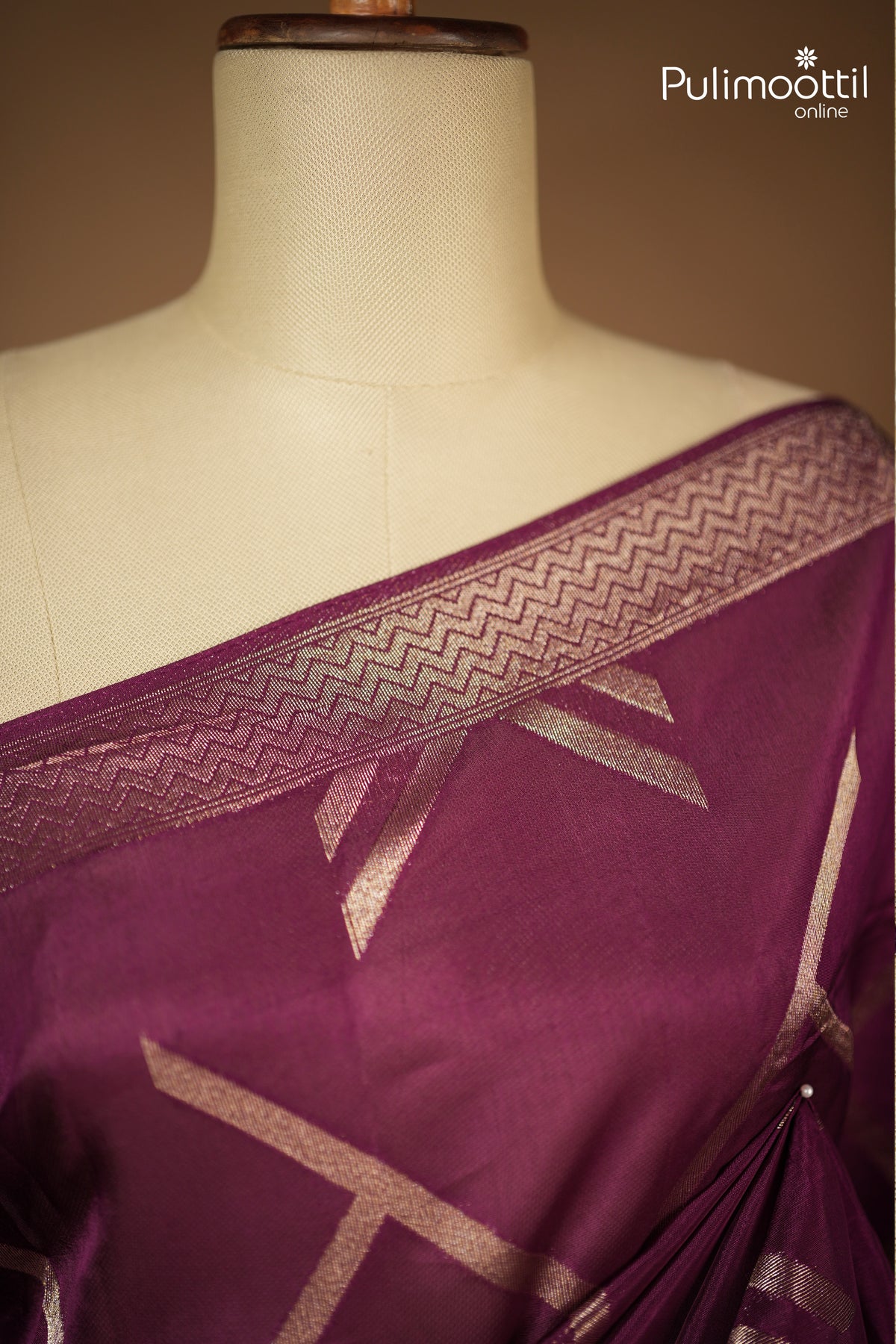 Purple Colour Art Silk Saree