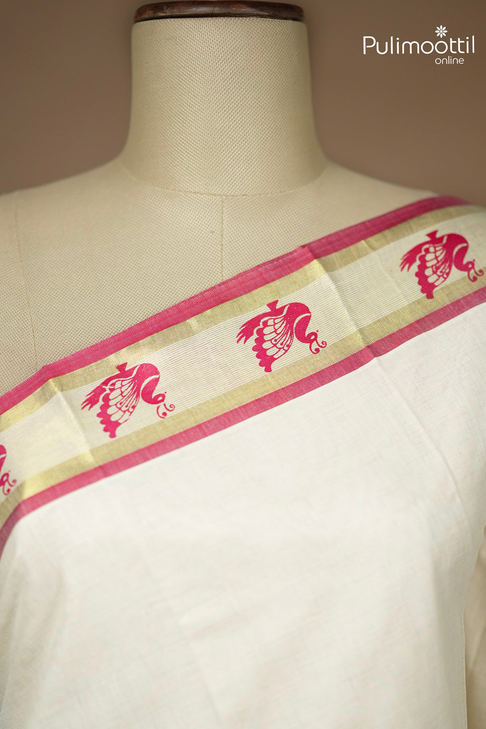Kerala Traditional Cotton Set Saree