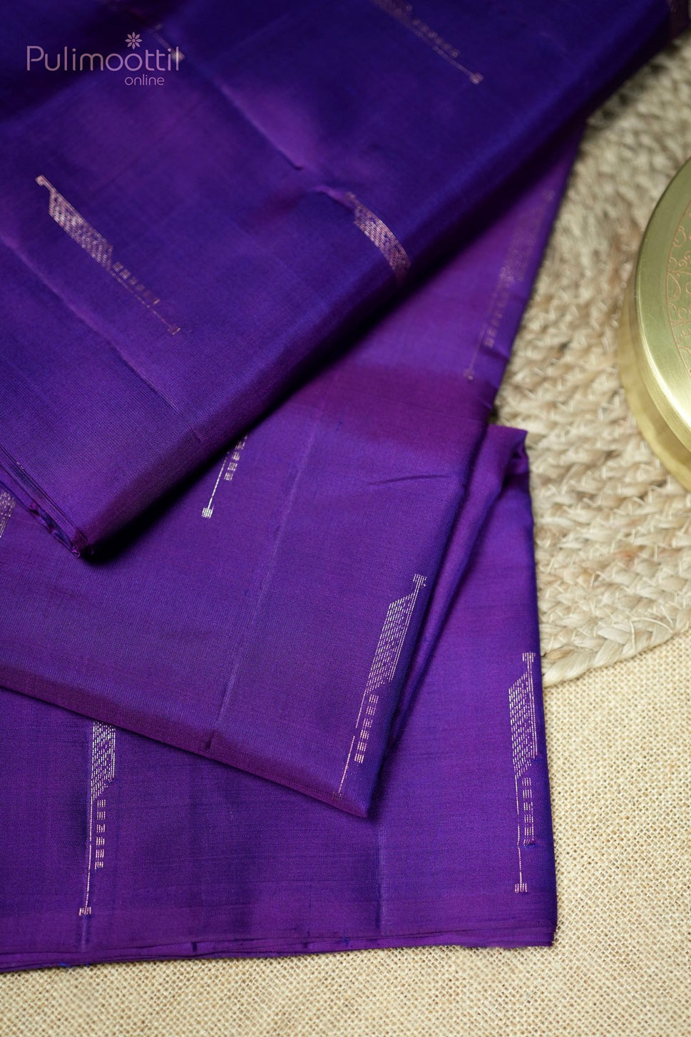 Dark Violet Colour Kanchipuram Soft Silk Saree