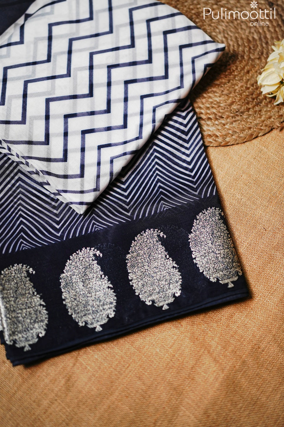 White color organza fancy saree