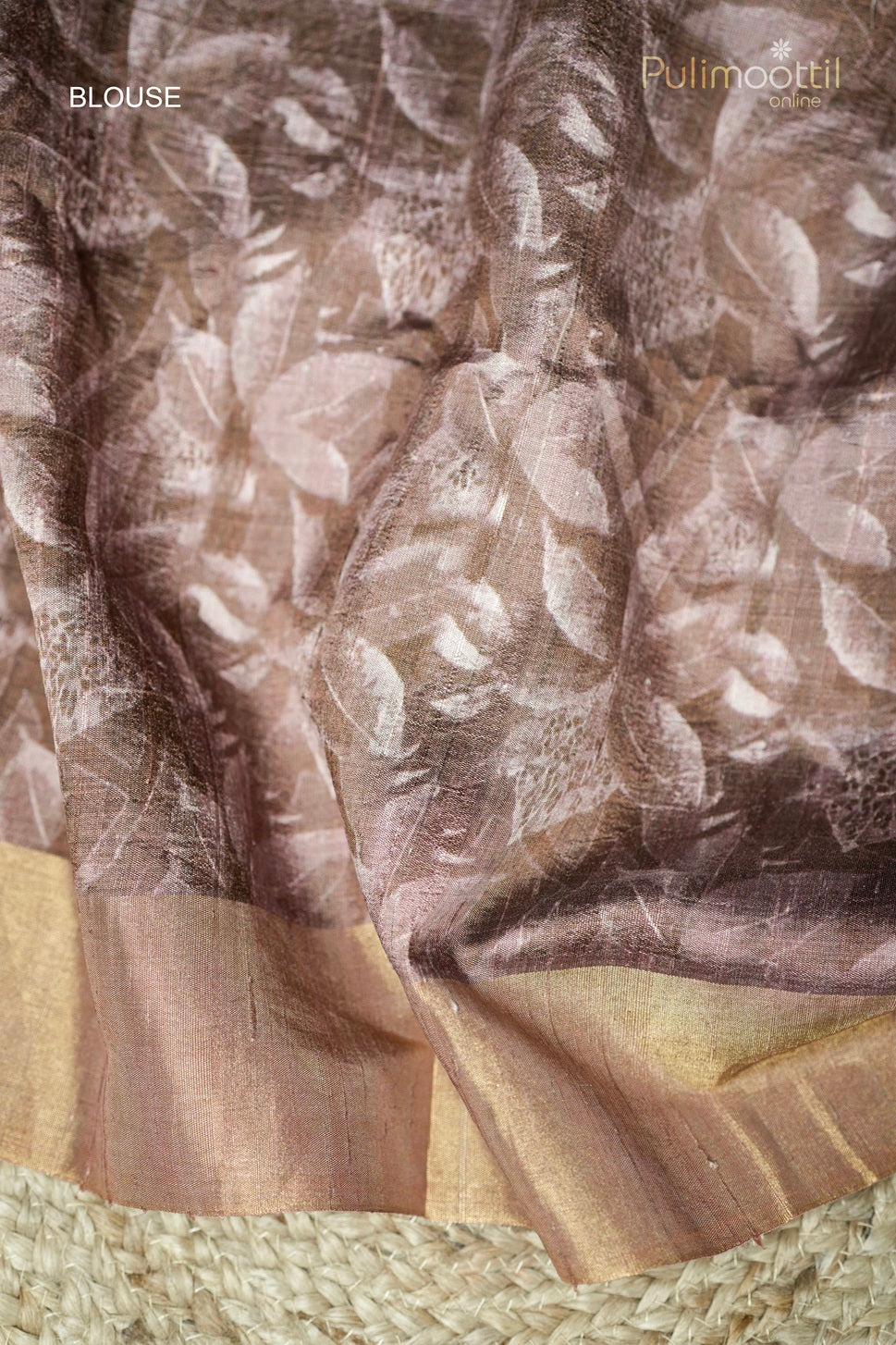 Multicolour Printed Jute Silk Saree