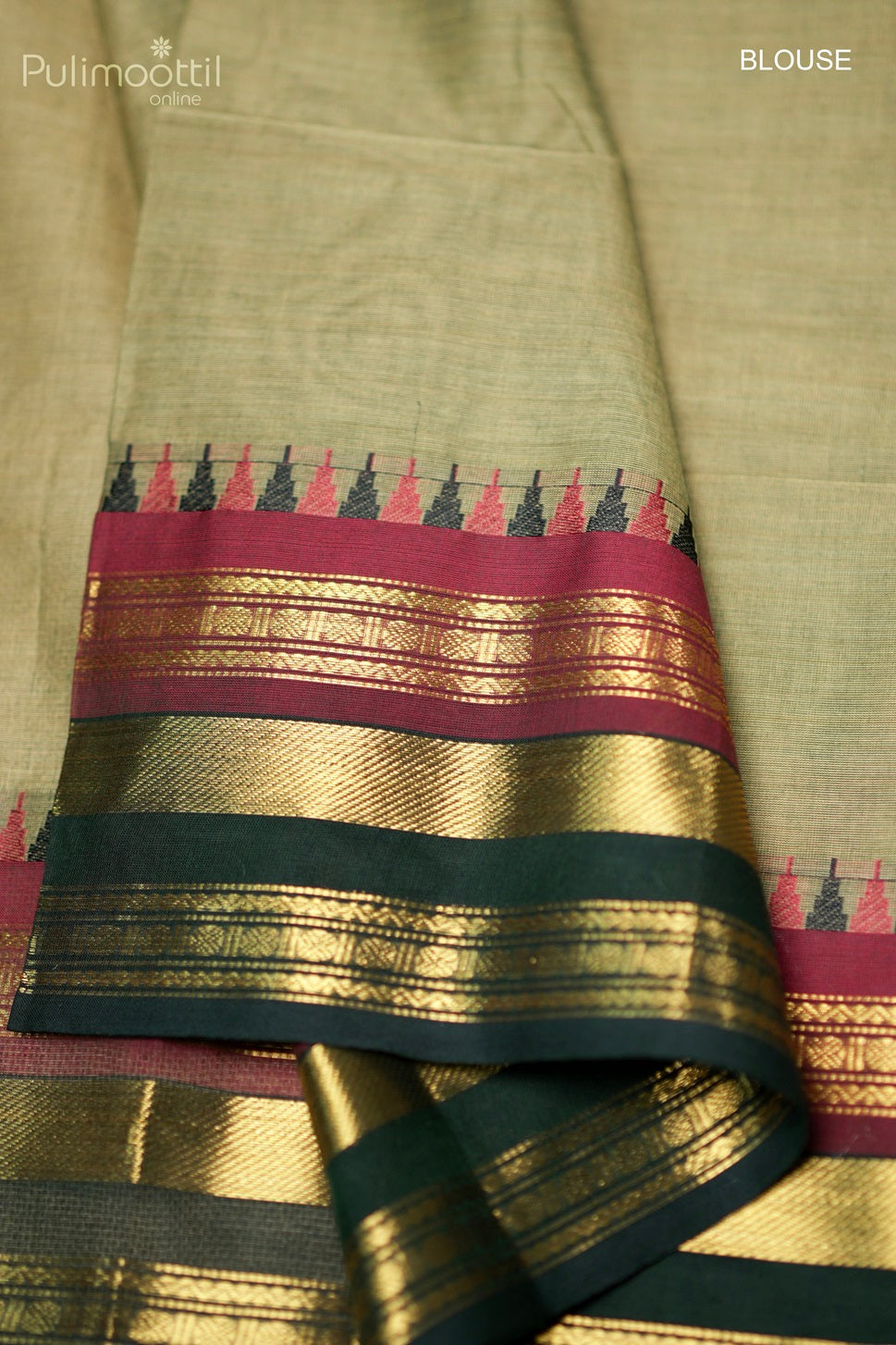 Chikoo Colour Kalyani Cotton Saree