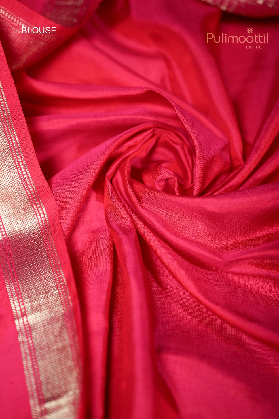 Rani Pink Colour Soft Silk Saree
