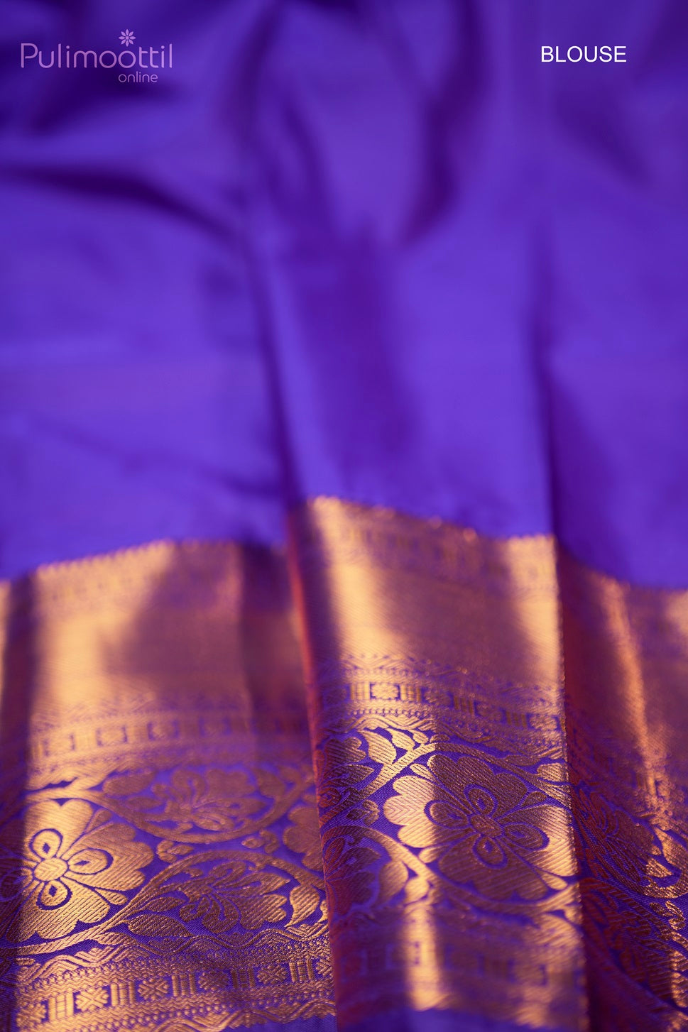 Saffron Red Colour Semi Silk Saree