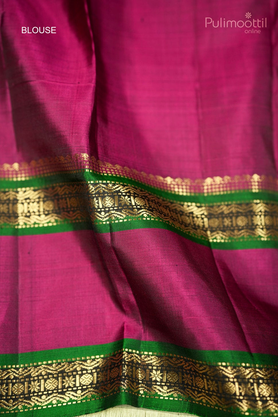 Pastel Olive Green Colour Kanchipuram Soft Silk Saree