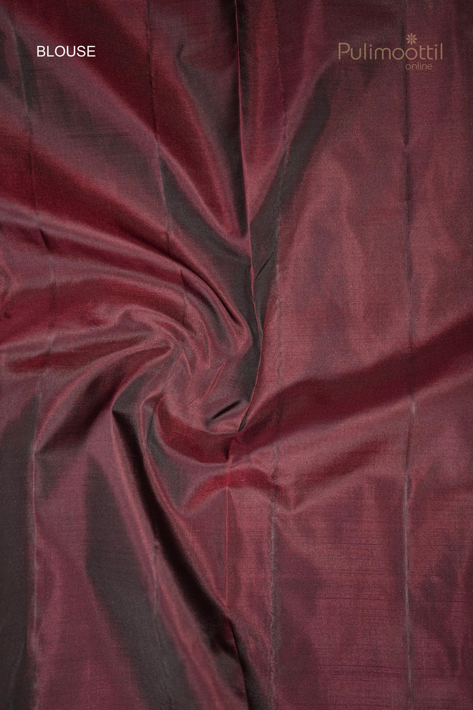 Dark Maroon Colour Semi Kanchipuram Saree