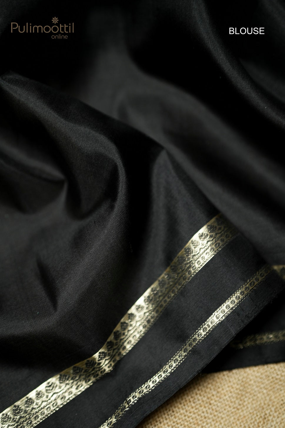 Black Colour Soft Silk Saree