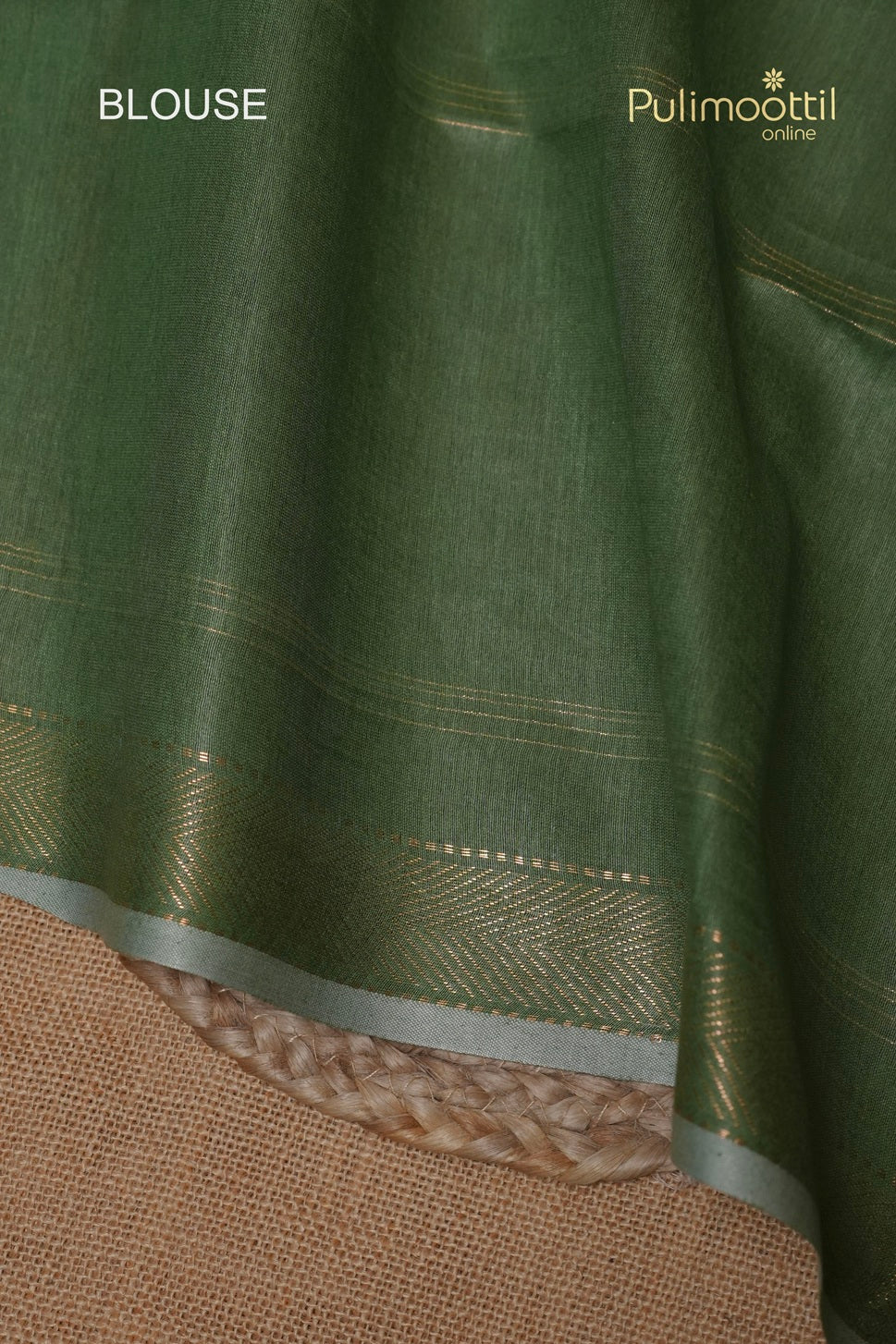 Pastel Green Colour Jute Silk Saree