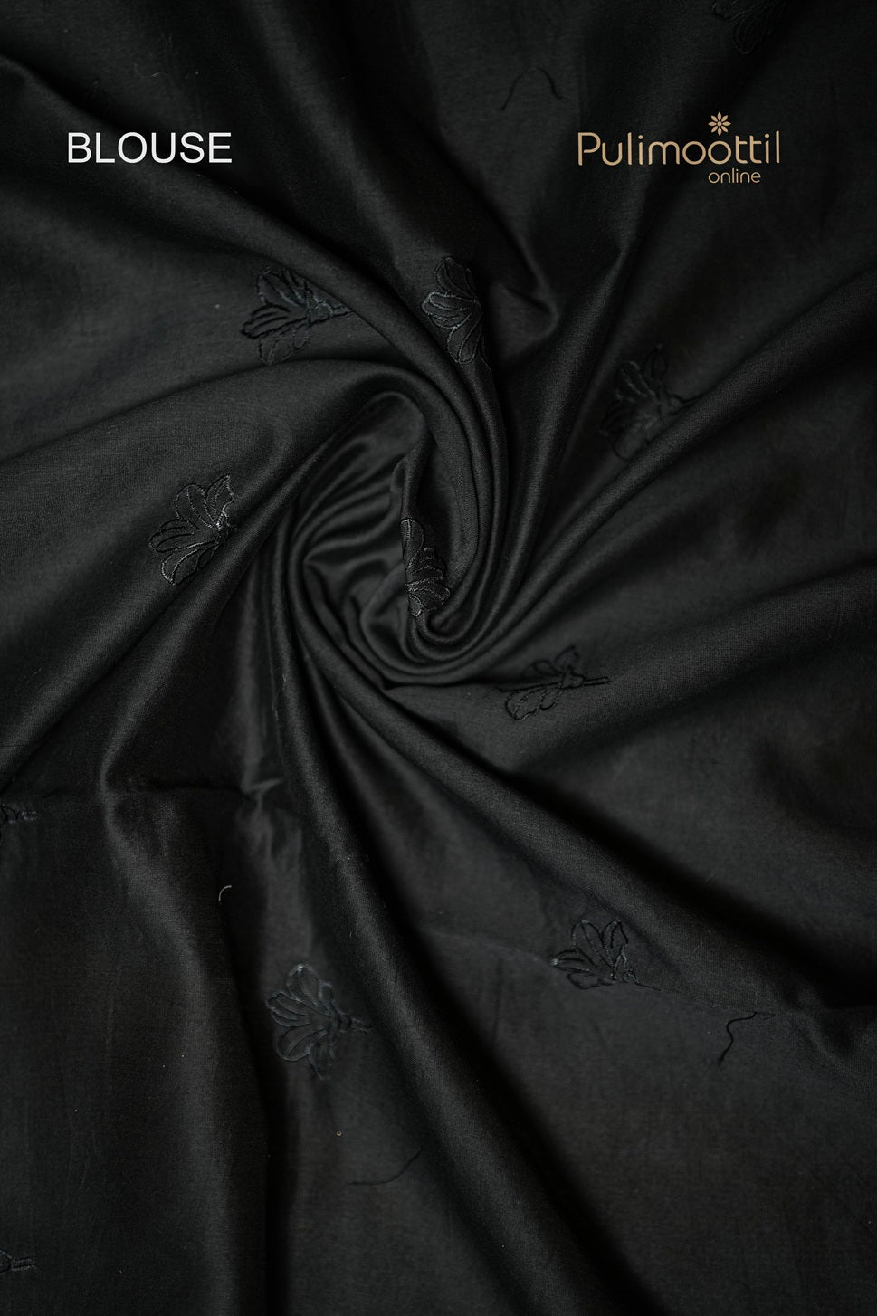 Black Colour Organza Saree
