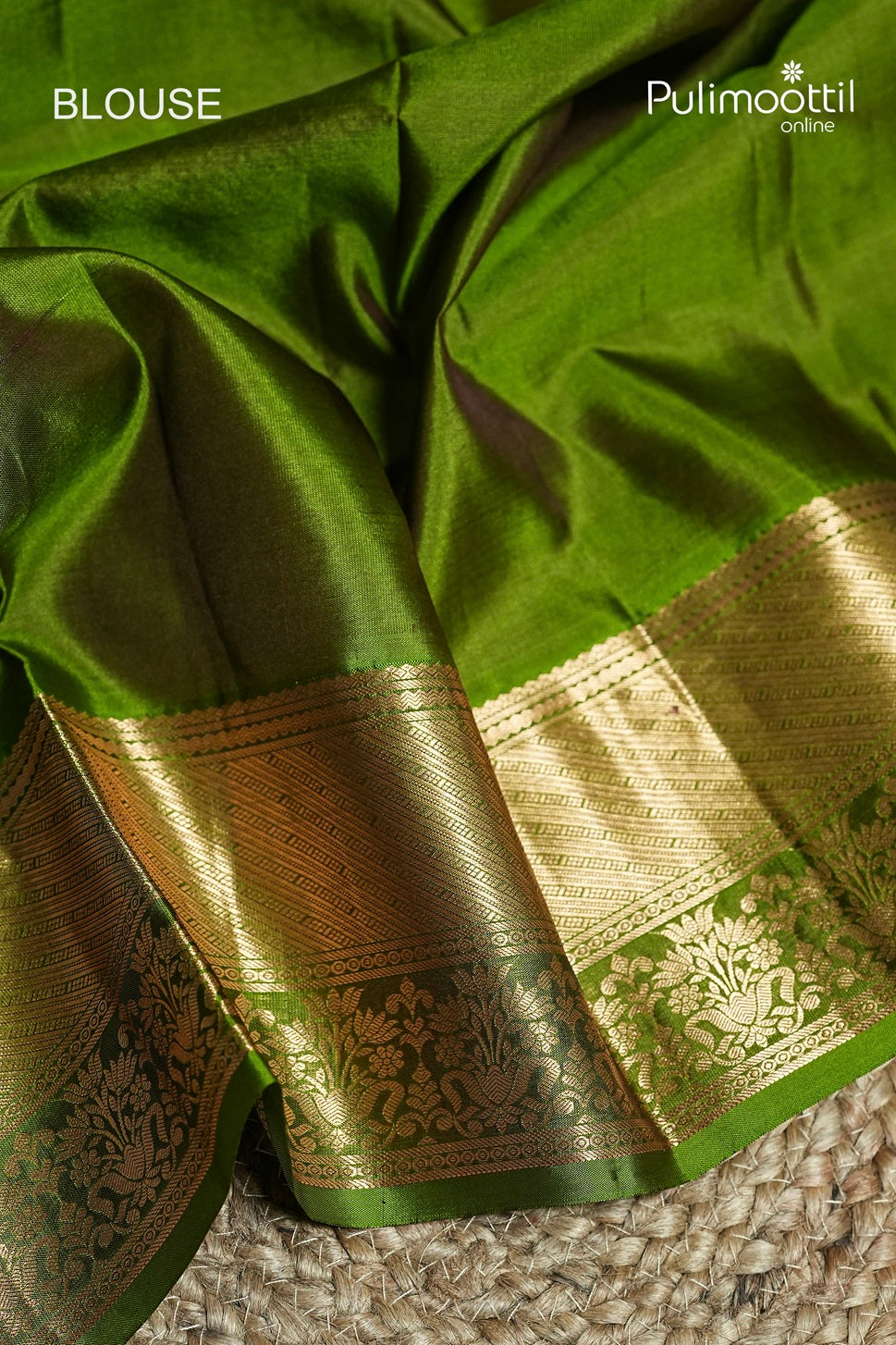 Chikoo Colour Kanchipuram Designer Saree