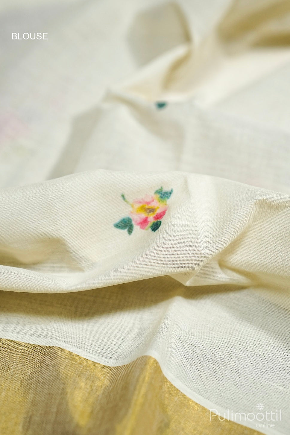 Kerala Cotton Printed Set Saree.