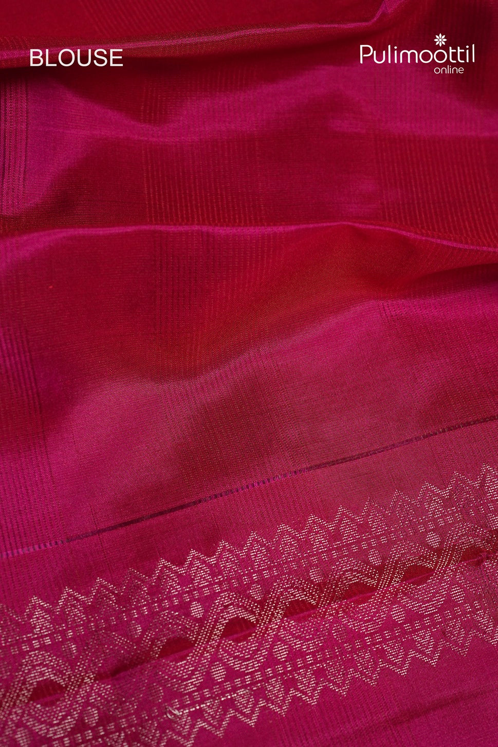 Rani Pink Colour Kanchipuram Designer Saree