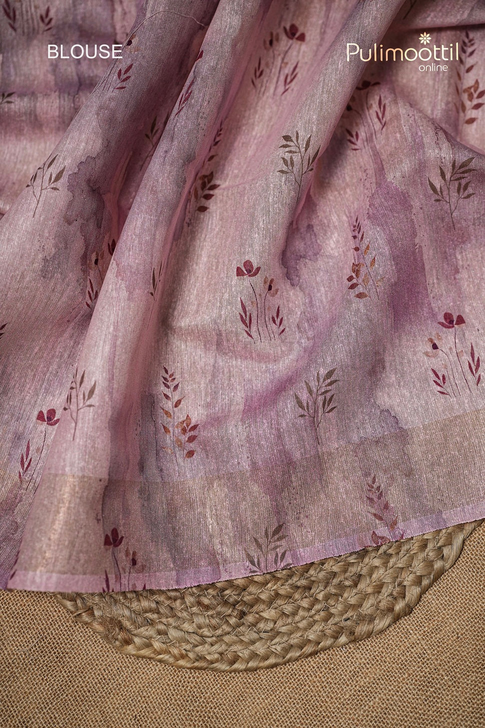 Multicolour Jute Silk Saree