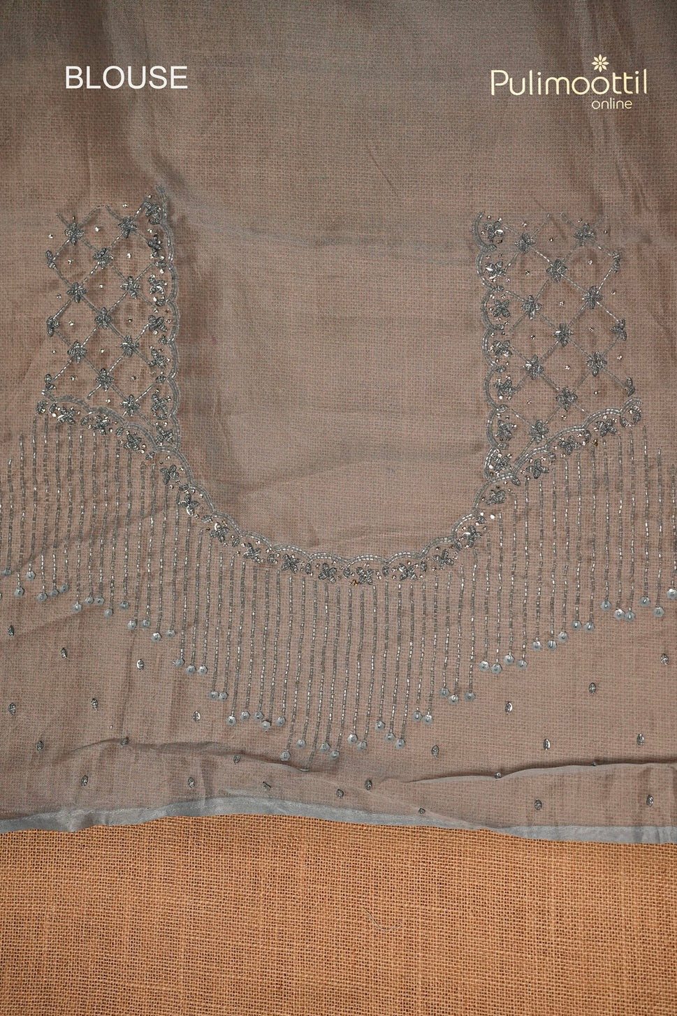 White Colour Turkish Organza Saree