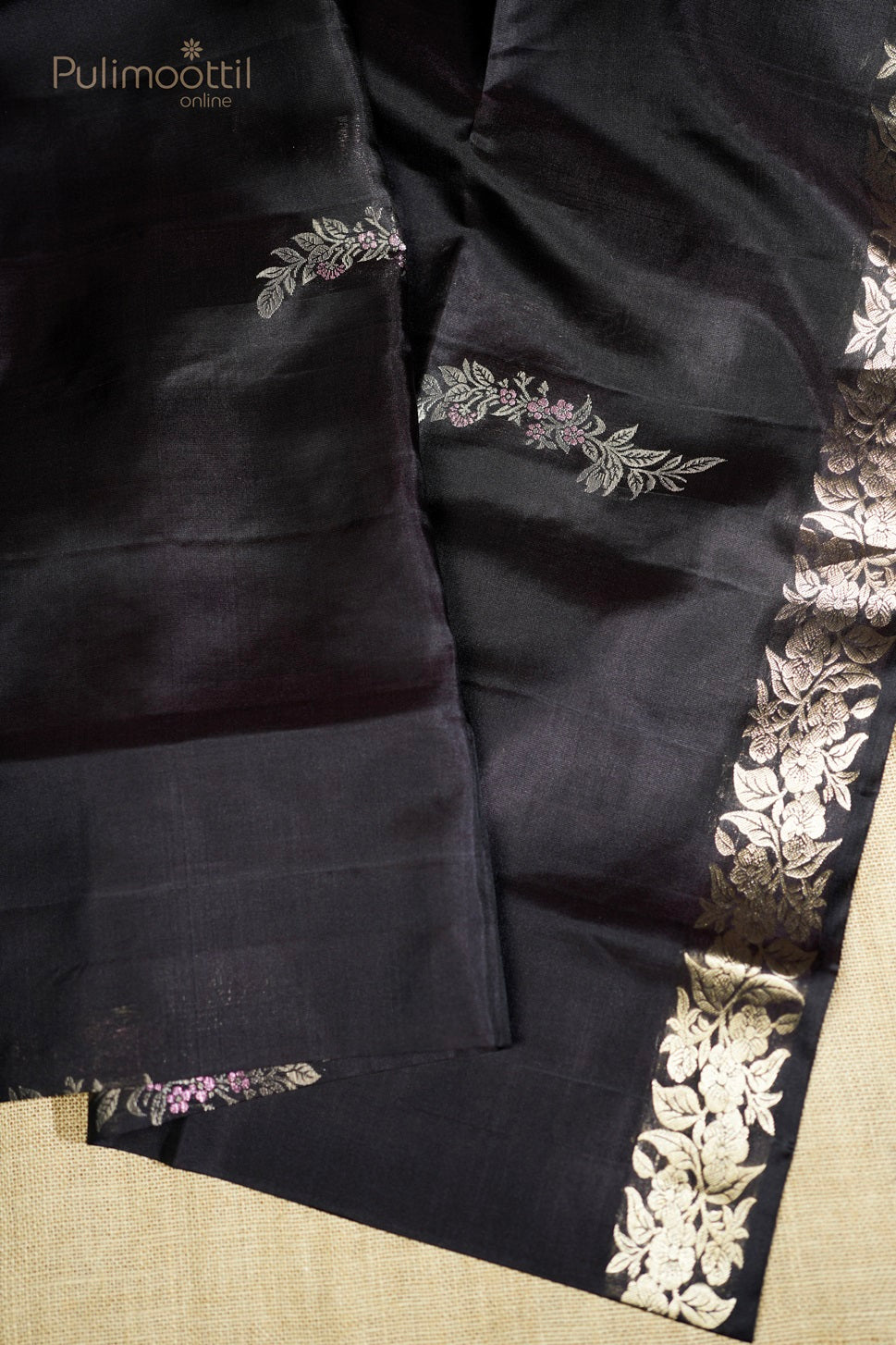 Coffee Brown Colour Soft Silk Saree