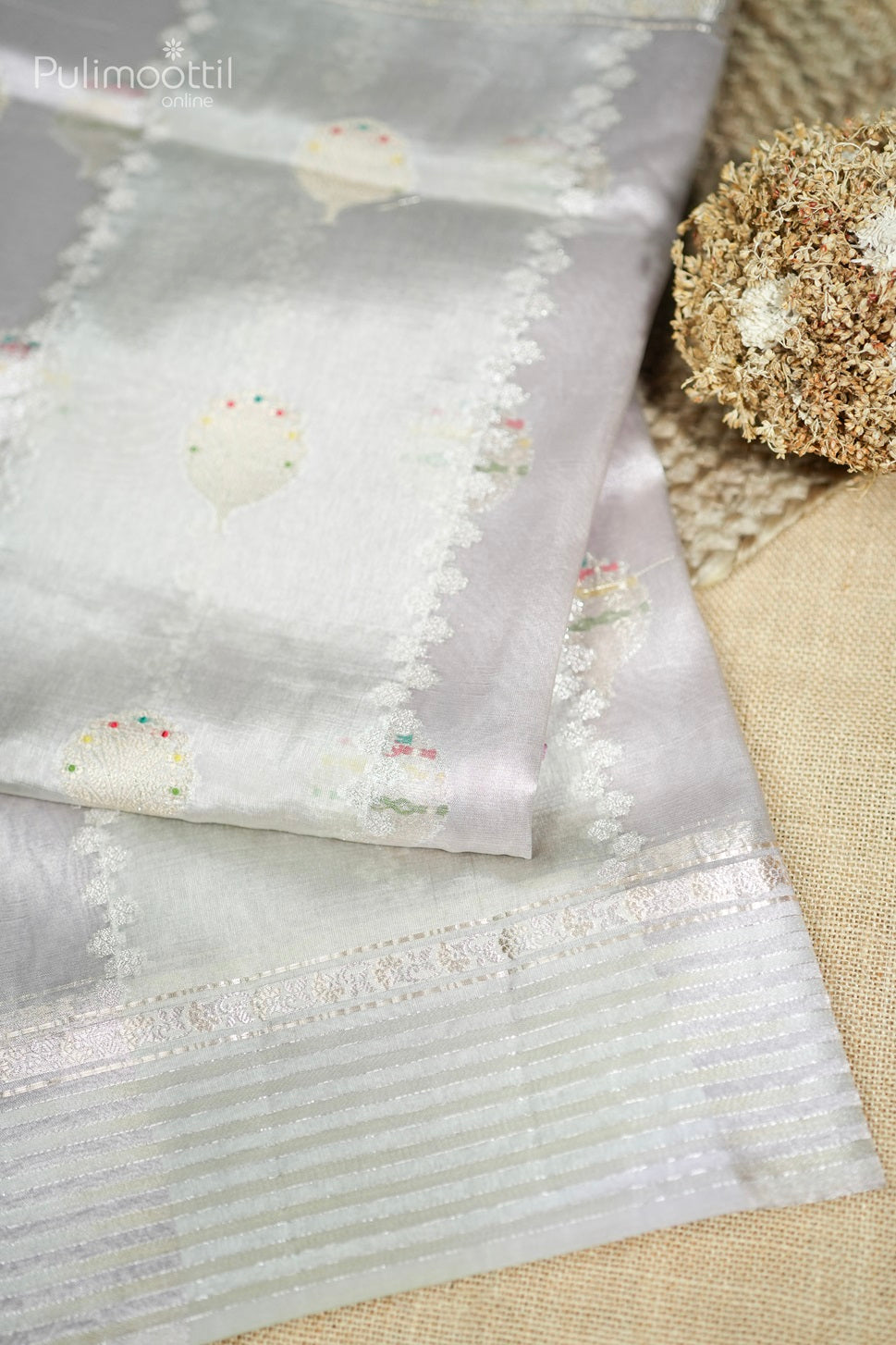 Multicolour Organza Fancy Saree