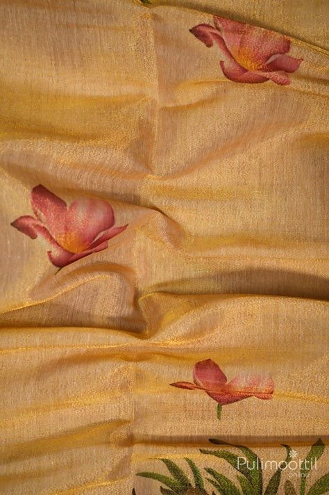 Golden Tissue Kerala Set Saree