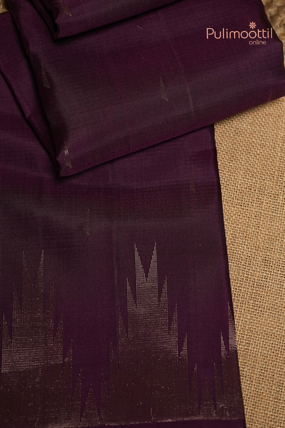 Purple Colour Kanchipuram Soft Silk Saree