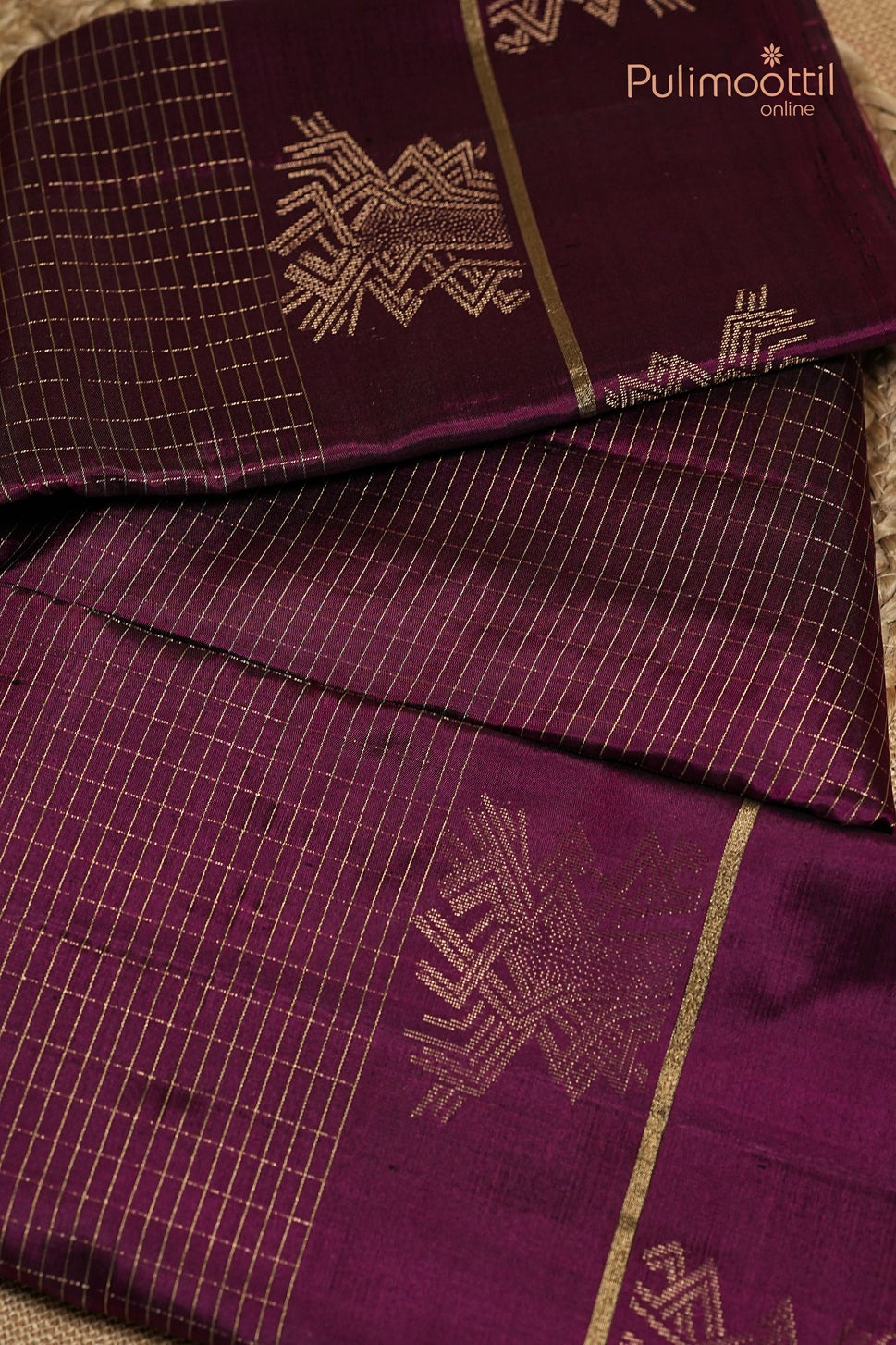 Dark Pink Colour Kanchipuram Designer Saree