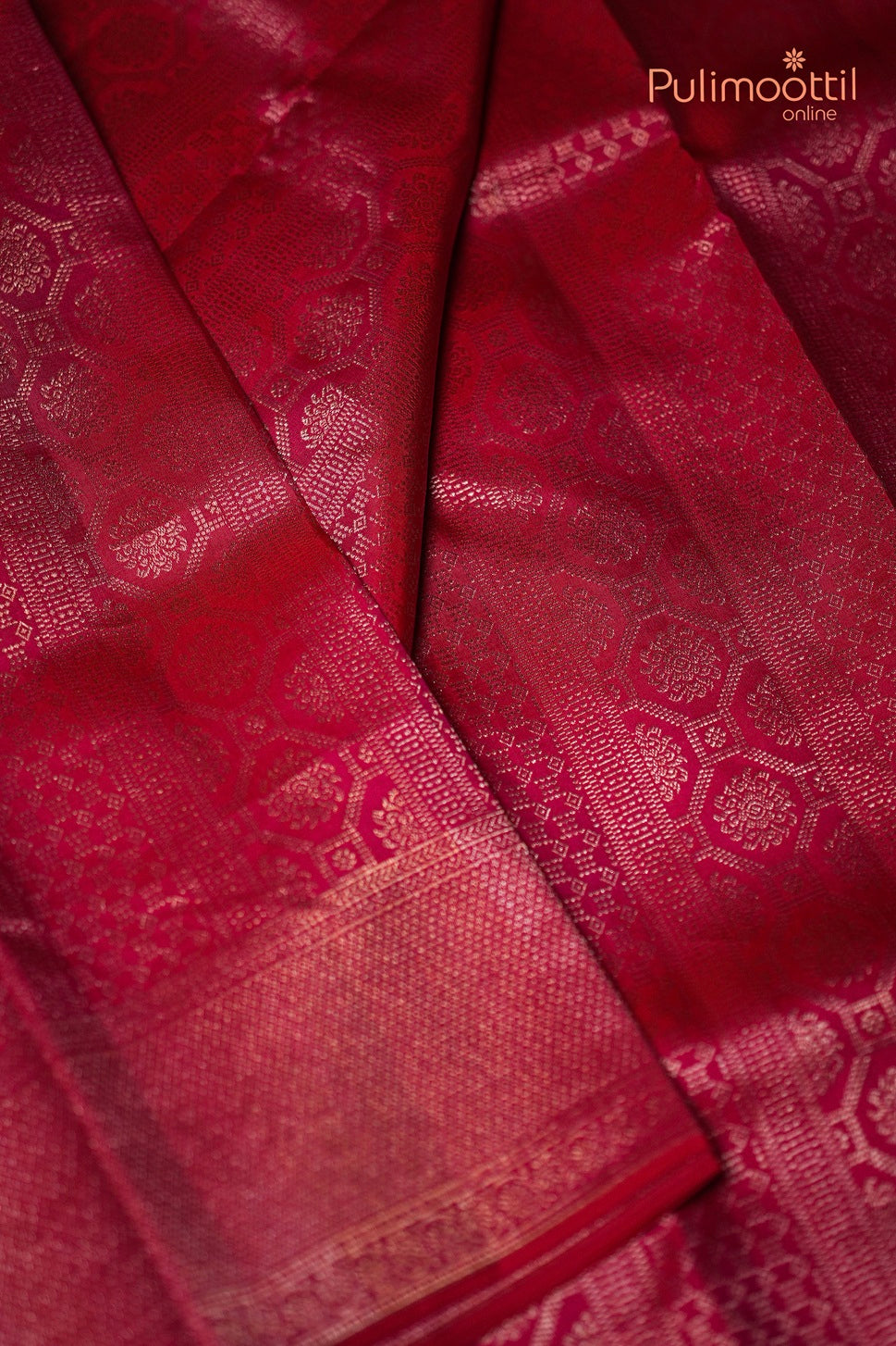 Rani Pink Colour Kanchipuram Brocade Wedding Saree