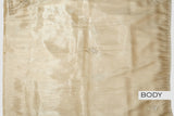Light golden color soft Organza saree.