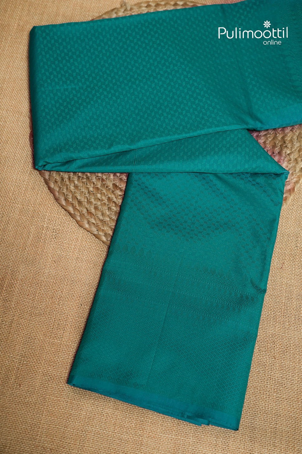 Peacock Green Colour Kanchipuram Designer Saree