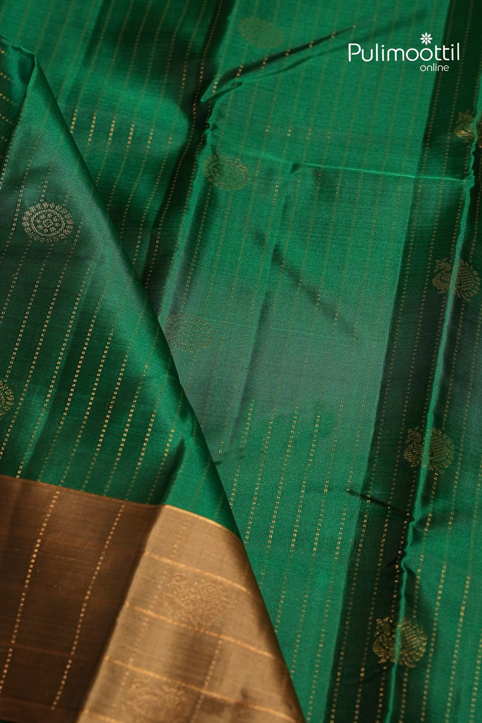 Green Colour Kanchipuram Soft Silk Saree