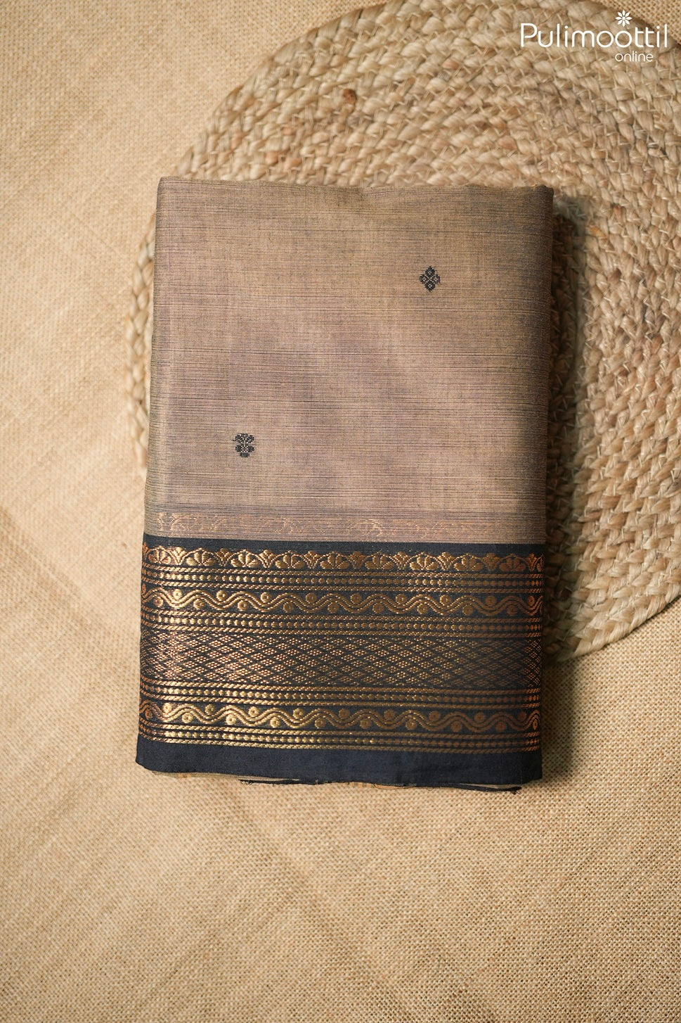 Chiku color Kalyani cotton saree