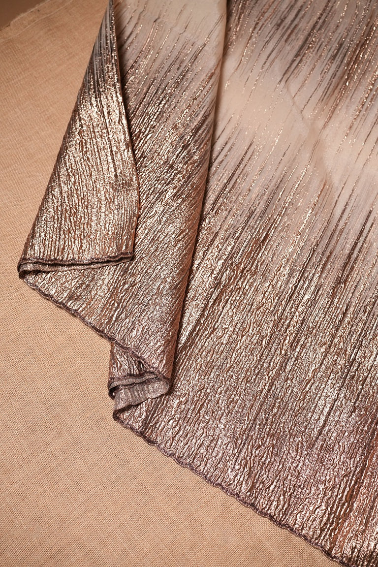 Ivory color Turkish organza saree