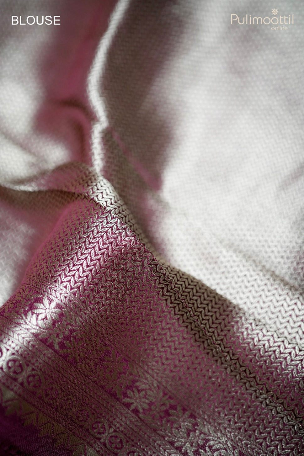 Purple color Banarasi saree