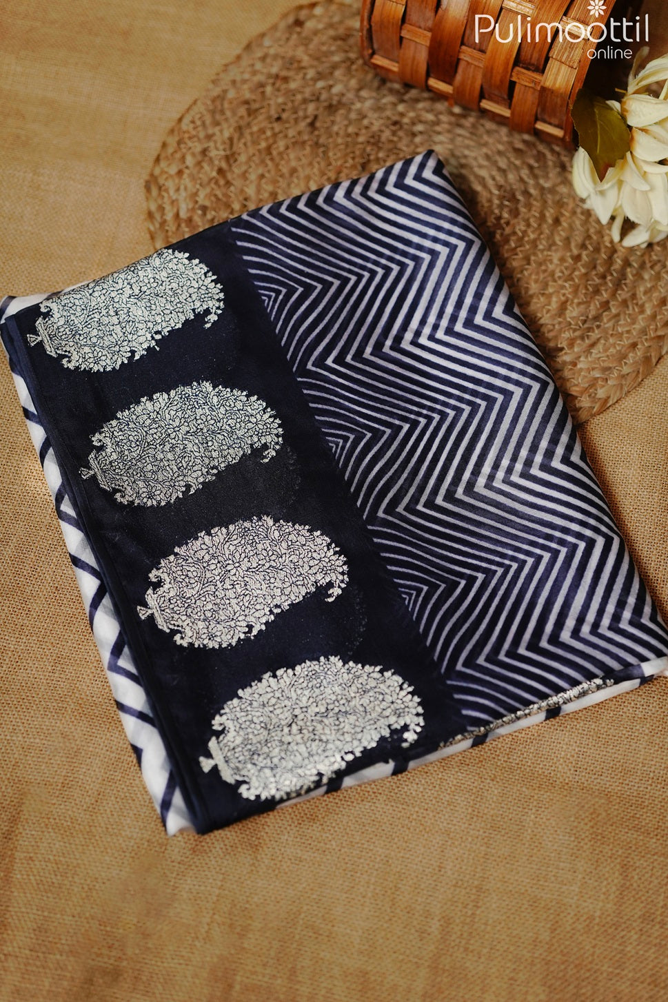 White color organza fancy saree