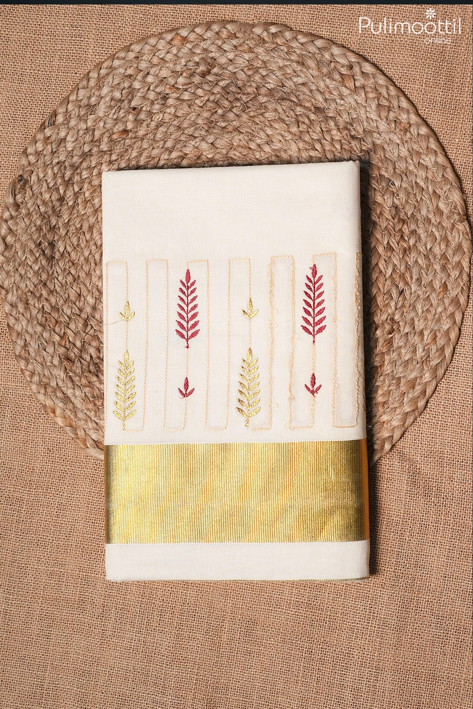 Kerala traditional cotton set saree