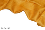 Crimson Red color pure Tusser silk saree.