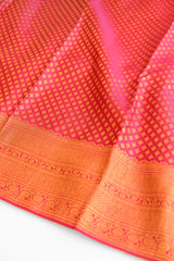 Rani Pink Color Kanchipuram Brocade Saree