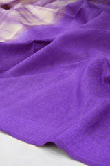 Purple Color Jute Silk Saree