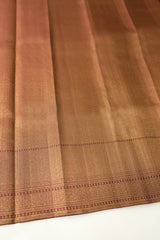 Dark Maroon Color Kanchipuram Saree