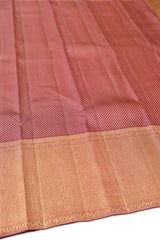 Wine Color Kanchipuram Silk Saree