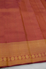 Maroon Color Kanchipuram Silk Saree